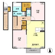 Solana（ソラーナ） Aの間取り画像