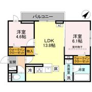 Lucentia Clair Wakabaの間取り画像