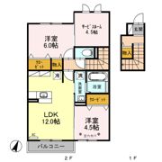 グレイスコートの間取り画像