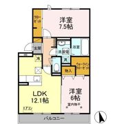 グランジュストの間取り画像