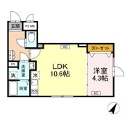 タスキsmart中野坂上Ⅱの間取り画像
