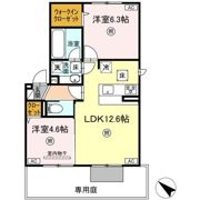 (仮称)D-ROOM別所町A棟の間取り画像