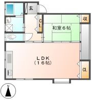 ミナミヒルズの間取り画像