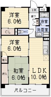 6清邦ビルの間取り画像