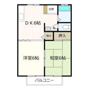 サンシティくぜ Bの間取り画像