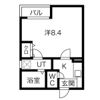 クレフラスト矢田B棟の間取り画像