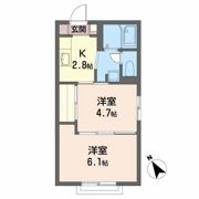 コーポ仙州の間取り画像