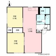 ディアス茜 A棟の間取り画像