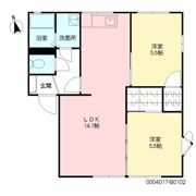 グレイス森 B棟の間取り画像