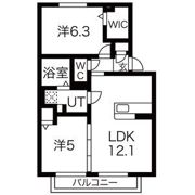 Rassurer lieu ASAHI(ラシュレリュー)の間取り画像