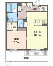 レオナ雅の間取り画像