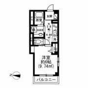 ラ・グロワール新宿の間取り画像
