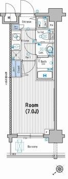グランド・ガーラ池袋の間取り画像
