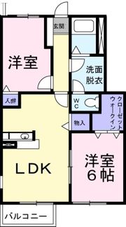 TOWN HOUSE Cの間取り画像