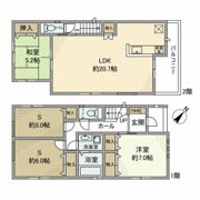 古淵戸建の間取り画像