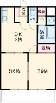 ヴィレッジ常田 Aの間取り画像