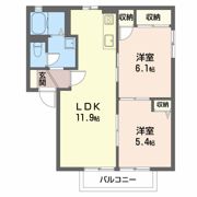 セントラルアイラ Bの間取り画像