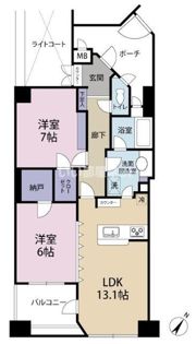 ロワール鶴見中央の間取り画像