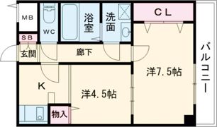 メゾン・ティファニーの間取り画像