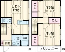 シティハウス玖珂の間取り画像