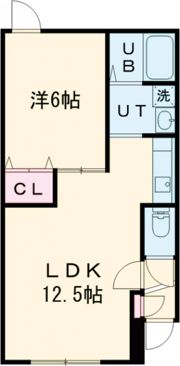 Pole Star桔梗（ポールスター桔梗）の間取り画像