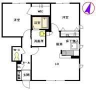 KSマリー A棟の間取り画像