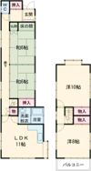 角田貸家の間取り画像