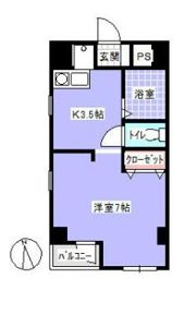 プレステージ栗林の間取り画像