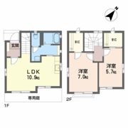 濵田邸貸家 Jの間取り画像