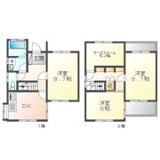 豊橋市柱九番町貸家の間取り画像