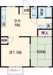 ひまわりハイツの間取り画像