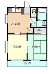 メゾン藤本（西） 玖珂町の間取り画像