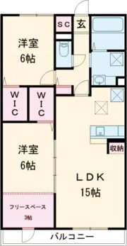 西光地レジデンスの間取り画像