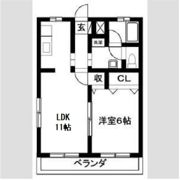 シティーハイツ富田の間取り画像