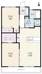 コア・ロイヤル福田の間取り画像
