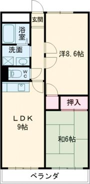 フローリッシュ二見の間取り画像