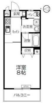 メゾンブリッジの間取り画像