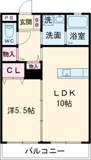 イオンハイツの間取り画像
