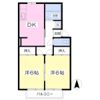 ラポートB館の間取り画像