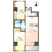 ラカーサ明倫の間取り画像