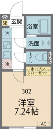 カインドネス津田沼の間取り画像
