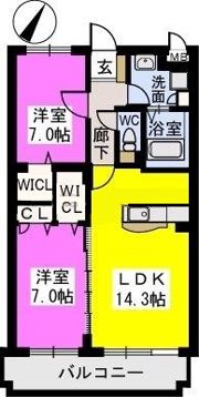 エスポワール・ソワの間取り画像
