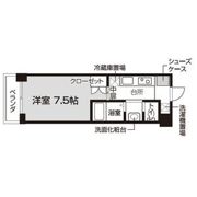 バウスクロス仙台上杉【学生マンション】の間取り画像