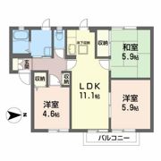 ハミングプラザの間取り画像