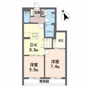 クローバー白島の間取り画像