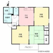 ニュー・サピエ A棟の間取り画像