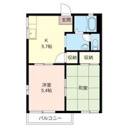 サンモール Bの間取り画像