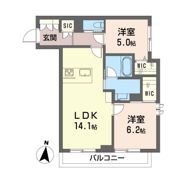 グローリィ・ヒルズの間取り画像