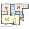 プレステージ柏陽 Bの間取り画像