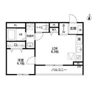 リーブルファイン中央区本町西の間取り画像